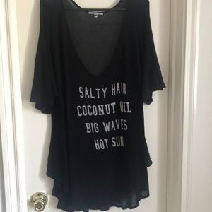 Loose fitting swim cover